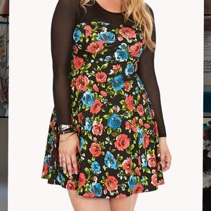 Forever 21 Plus size 3x flower dress never worn
